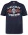 JP1880 T-Shirt Short Sleeve Chest Print Navy - T-shirts - T-shirts Homem Tamanhos Grandes