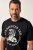 JP1880 T-Shirt Chest Print Bone Force Black - T-shirts - T-shirts Homem Tamanhos Grandes
