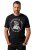 JP1880 T-Shirt Chest Print Bone Force Black - T-shirts - T-shirts Homem Tamanhos Grandes