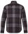 JP1880 Shirt Flannel Long Sleeve Dark Brown - Camisas - Camisas Homem Tamanhos Grandes