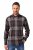 JP1880 Shirt Flannel Long Sleeve Dark Brown - Camisas - Camisas Homem Tamanhos Grandes
