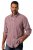 JP1880 Checked Flannel Shirt Long Sleeve Light Red - Camisas - Camisas Homem Tamanhos Grandes