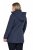 Ulla Popken 841360 Casaco acolchoado Azul-marinho - Jaquetas - Casacos plus size para mulher