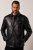 JP1880 Leather Jacket Finest Lamb Nappa Black - Casacos - Casacos Homem Tamanhos Grandes