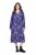 Ulla Popken 841873 Vestido midi floral Azul-marinho - Vestidos midi - Vestidos Midi Tamanhos Grandes