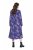 Ulla Popken 841873 Vestido midi floral Azul-marinho - Vestidos midi - Vestidos Midi Tamanhos Grandes