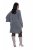 Ulla Popken 841941 Vestido de malha de manga comprida Cinzento mesclado - Vestidos de malha - 