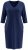 Ulla Popken 841952 Vestido de sweat com decote em V Azul-marinho - Vestidos - Vestidos para todos os tamanhos