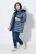 Ulla Popken 842013 Casaco acolchoado Azul ganga - Jaquetas - Casacos plus size para mulher