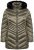 Ulla Popken 842013 Casaco acolchoado Castanho claro - Jaquetas - Casacos plus size para mulher