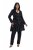 Ulla Popken 842028 Blazer peplum com pregas Preto - Blazers e Coletes - Blazers em Tamanhos Grandes