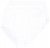 Ulla Popken 842435 Cuecas de cintura alta pack de 3 Branco - Cuecas - 
