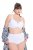 Ulla Popken 842435 Cuecas de cintura alta pack de 3 Branco - Cuecas - 