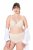 Ulla Popken 842435 Cuecas de cintura alta pack de 3 Bege - Cuecas - 