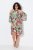 Ulla Popken 842471 Vestido evasê com manga 3/4 Champanhe - Vestidos - Vestidos para todos os tamanhos