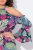 Ulla Popken 842471 Vestido midi estampado Azul-marinho - Vestidos midi - Vestidos Midi Tamanhos Grandes