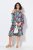 Ulla Popken 842471 Vestido midi estampado Azul-marinho - Vestidos midi - Vestidos Midi Tamanhos Grandes