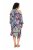 Ulla Popken 842471 Vestido midi estampado Azul-marinho - Vestidos midi - Vestidos Midi Tamanhos Grandes