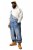 JP1880 842648 Jardineiras de ganga de corte largo Azul ganga - Jeans & calças - Jeans & Calças Tamanhos Grandes Homem