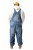 JP1880 842648 Jardineiras de ganga de corte largo Azul ganga - Jeans & calças - Jeans & Calças Tamanhos Grandes Homem