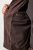 JP1880 Jacket Buffed Nubuck Lamb Leather Brown - Casacos - Casacos Homem Tamanhos Grandes