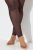 Ulla Popken 842879 Leggings de meia com padrão animal Castanho escuro - Collants & meias - 