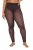 Ulla Popken 842879 Leggings de meia com padrão animal Castanho escuro - Collants & meias - 
