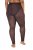 Ulla Popken 842879 Leggings de meia com padrão animal Castanho escuro - Collants & meias - 