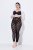 Ulla Popken 842886 Leggings de meia com padrão Preto - Collants & meias - 
