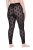 Ulla Popken 842886 Leggings de meia com padrão Preto - Collants & meias - 