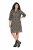 Ulla Popken 842936 Vestido às riscas com manga 3/4 Azul-marinho - Vestidos de noite - Vestidos de festa em tamanhos grandes