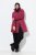 Ulla Popken 842937 Casaco acolchoado Vermelho - Jaquetas - Casacos plus size para mulher