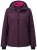 Ulla Popken 843105 Casaco técnico HYPRAR impermeável com padrão de ondas Ameixa - Jaquetas - Casacos plus size para mulher