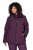Ulla Popken 843105 Casaco técnico HYPRAR impermeável com padrão de ondas Ameixa - Jaquetas - Casacos plus size para mulher