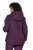 Ulla Popken 843105 Casaco técnico HYPRAR impermeável com padrão de ondas Ameixa - Jaquetas - Casacos plus size para mulher