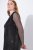 Ulla Popken 843232 Vestido de lantejoulas Cinzento - Vestidos de noite - Vestidos de festa em tamanhos grandes