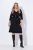 Ulla Popken 843326 Vestido de sweat com manga 3/4 Preto - Vestidos de moletom - 