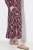 Ulla Popken 843358 Vestido de sweat estampado Ameixa - Vestidos de moletom - 
