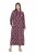 Ulla Popken 843358 Vestido de sweat estampado Ameixa - Vestidos de moletom - 