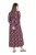 Ulla Popken 843358 Vestido de sweat estampado Ameixa - Vestidos de moletom - 