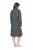 Ulla Popken 843506 Vestido de sweat estampado Preto - Vestidos de moletom - 