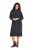Ulla Popken 843592 Vestido de manga comprida Antracite - Vestidos de malha - 