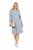 Ulla Popken 843999 Vestido com manga 3/4 Cinzento mesclado - Vestidos - Vestidos para todos os tamanhos