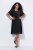 Ulla Popken 844356 Vestido de noite Preto - Vestidos de noite - Vestidos de festa em tamanhos grandes