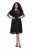 Ulla Popken 844356 Vestido de noite Preto - Vestidos de noite - Vestidos de festa em tamanhos grandes