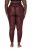 Ulla Popken 844543 Collants com renda Bordô - Collants & meias - 