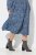 Ulla Popken 844594 Vestido midi floral Azul-marinho - Vestidos midi - Vestidos Midi Tamanhos Grandes