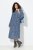 Ulla Popken 844594 Vestido midi floral Azul-marinho - Vestidos midi - Vestidos Midi Tamanhos Grandes