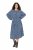 Ulla Popken 844594 Vestido midi floral Azul-marinho - Vestidos midi - Vestidos Midi Tamanhos Grandes