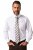 JP1880 Silk Tie Extra Long with Stripes - JP1880 - JP1880 Roupa Homem Tamanhos Grandes